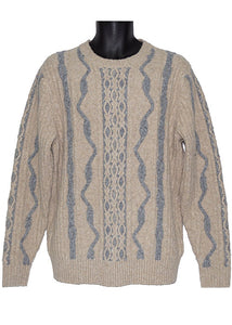 Cigar Crewneck Sweater # CR562 Beige