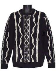 Cigar Crewneck Sweater # CR562 Black