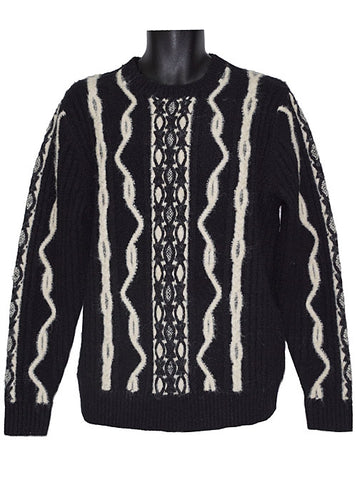 Cigar Crewneck Sweater # CR562 Black