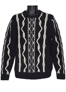 Cigar Crewneck Sweater # CR562 Black