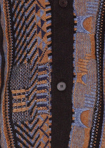 Cigar Cardigan Sweater # CRG1561 Brown