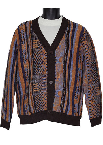 Cigar Cardigan Sweater # CRG1561 Brown
