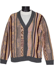 Cigar Cardigan Sweater # CRG1561 Charcoal