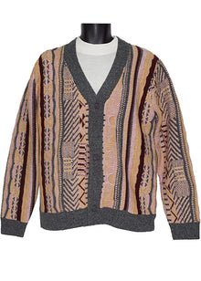 Load image into Gallery viewer, Cigar Cardigan Sweater # CRG1561 Charcoal
