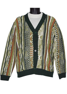 Load image into Gallery viewer, Cigar Cardigan Sweater # CRG1561 Forest

