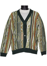 Load image into Gallery viewer, Cigar Cardigan Sweater # CRG1561 Forest
