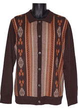 Load image into Gallery viewer, Cigar Button-Down Sweater/Jacket # KS532 Brown

