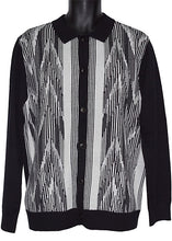 Load image into Gallery viewer, Cigar Button-Down Sweater/Jacket # KS533 Black
