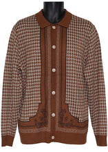 Load image into Gallery viewer, Cigar Button-Down Sweater/Jacket # KS535 Mocha
