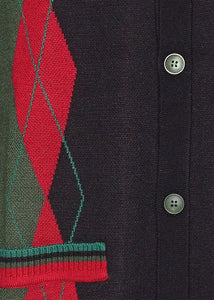 Cigar Button-Down Sweater/Jacket # KS537 Forest