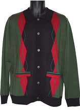 Load image into Gallery viewer, Cigar Button-Down Sweater/Jacket # KS537 Forest
