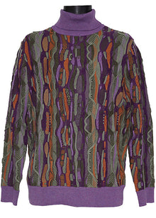 Load image into Gallery viewer, Cigar Turtleneck Sweater # T583 Lavender
