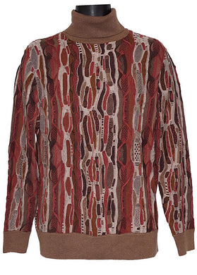 Cigar Turtleneck Sweater # T583 Mocha
