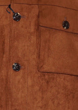 Load image into Gallery viewer, Cigar Ultra-Suede Jacket/Pants Set # CJP743 Camel
