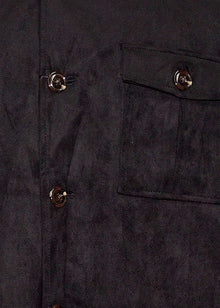 Load image into Gallery viewer, Cigar Ultra-Suede Jacket/Pants Set # CJP744 Black
