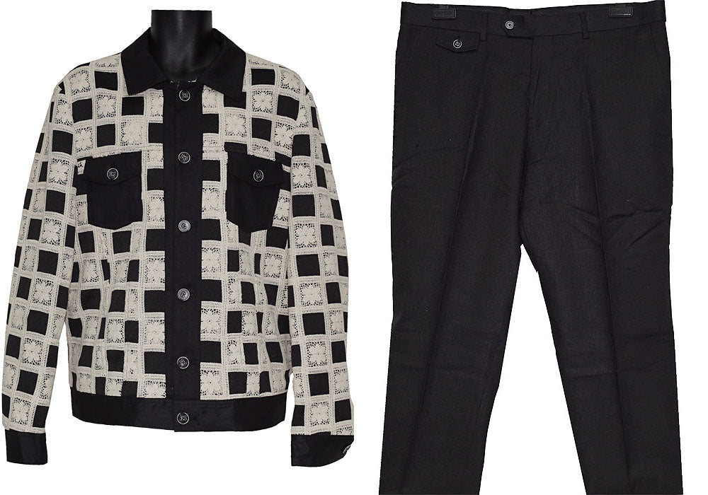 Cigar Jacket/Pants Set # BRX674 Black