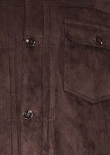 Load image into Gallery viewer, Cigar Ultra-Suede Button-Down Jacket # BRX707 Brown
