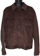 Load image into Gallery viewer, Cigar Ultra-Suede Button-Down Jacket # BRX707 Brown
