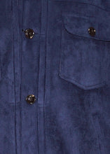 Load image into Gallery viewer, Cigar Ultra-Suede Button-Down Jacket # BRX707 Royal
