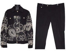 Load image into Gallery viewer, Cigar Stylish Jacket/Pants Set # BRX712 Black
