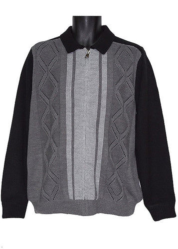 Cigar Zipper Jacket # SWJ1567 Black Combo