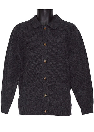 Cigar Button-Down Jacket # SWJ1568 Charcoal