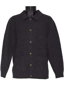 Cigar Button-Down Jacket # SWJ1568 Charcoal