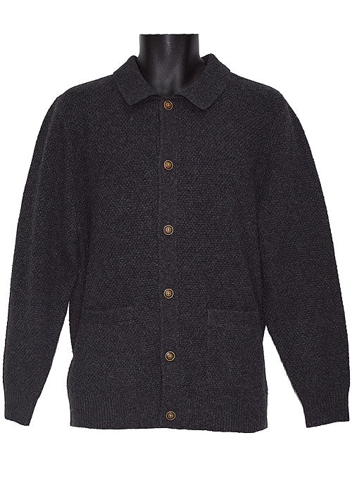 Cigar Button-Down Jacket # SWJ1568 Charcoal