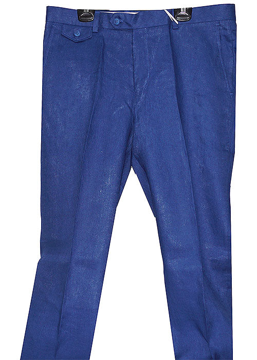 Cigar Linen Pants # SL701 Royal