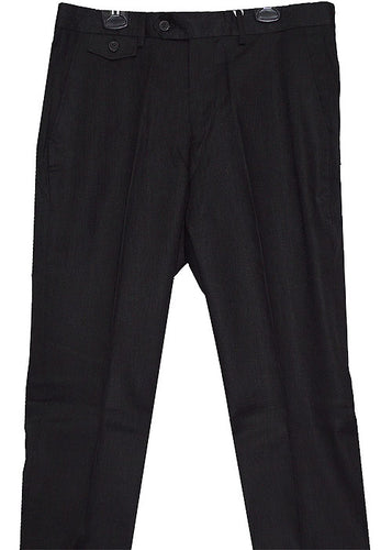 Cigar Linen Pants # SL701 Black