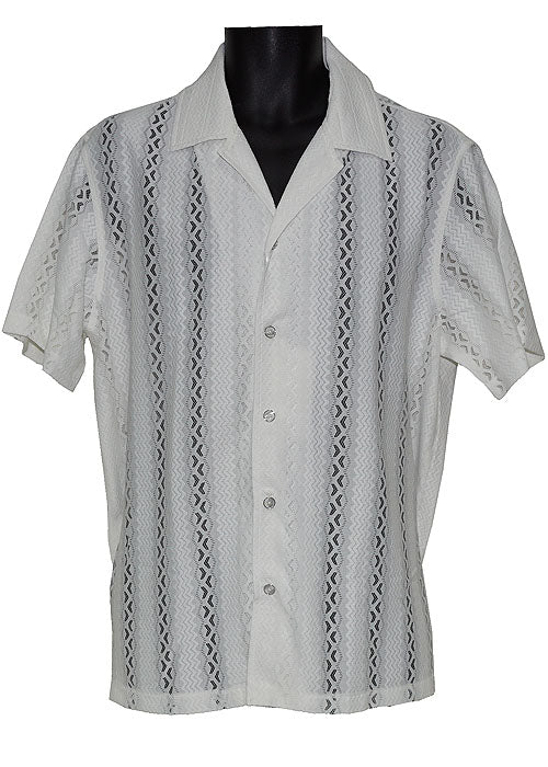 Cigar Shirt # CK1952 White
