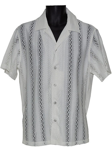 Cigar Shirt # CK1952 White