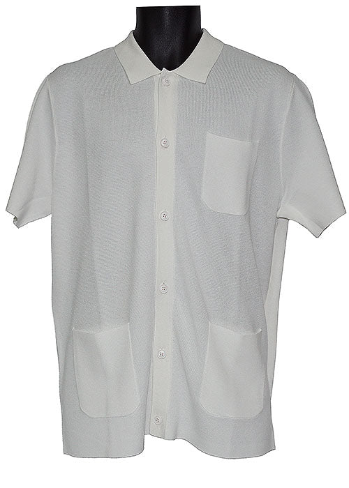 Cigar Button-Down Shirt # KS1702 Cream