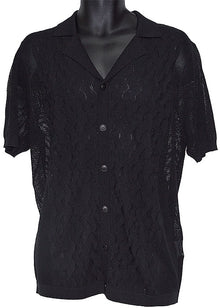 Load image into Gallery viewer, Cigar Button-Down Shirt # KS1703 Black
