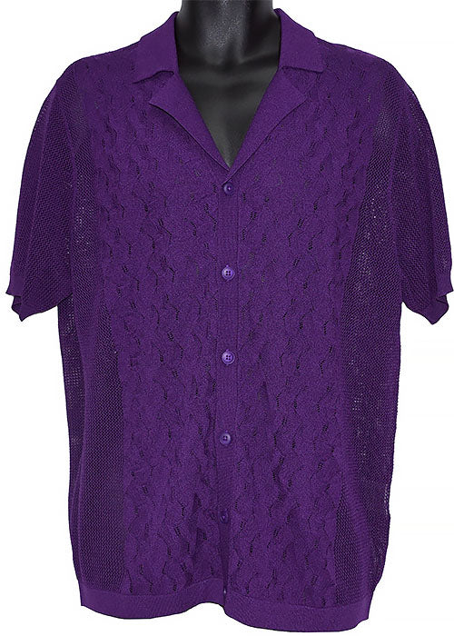 Cigar Button-Down Shirt # KS1703 Purple