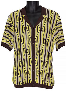 Load image into Gallery viewer, Cigar Button-Down Shirt # KS1704 Brown
