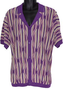 Load image into Gallery viewer, Cigar Button-Down Shirt # KS1704 Purple

