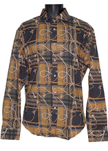 Load image into Gallery viewer, Cigar Fashion Shirt # M1851 Brown
