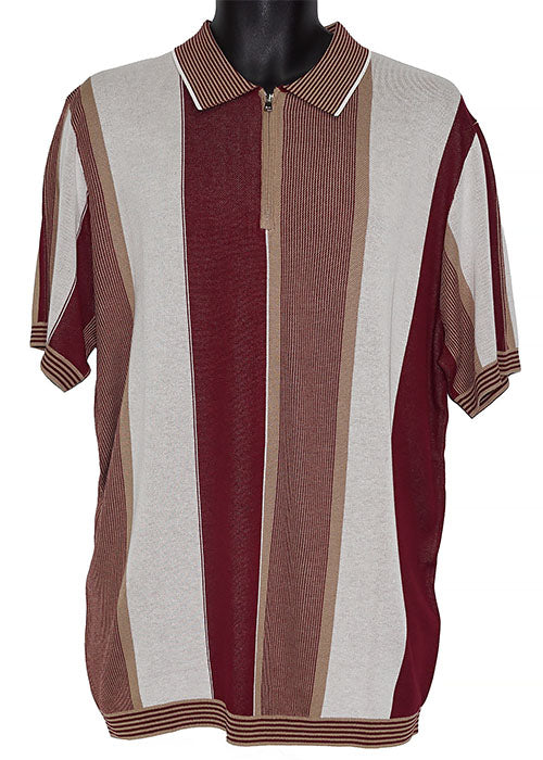 Cigar Zipper Polo Shirt # PJ1621 Ruby