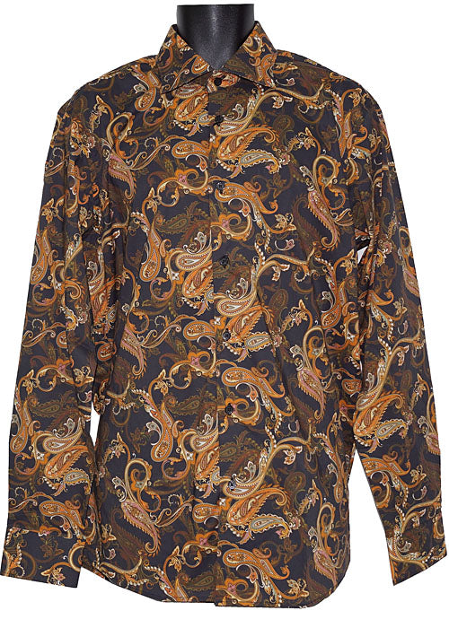 Cigar Fashion Shirt # S5030 Brown