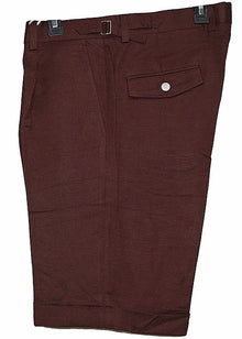 Load image into Gallery viewer, Cigar Linen Shorts # SH921 Brown
