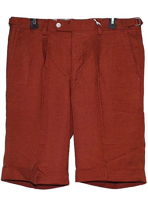 Cigar Linen Shorts # SH921 Mocha