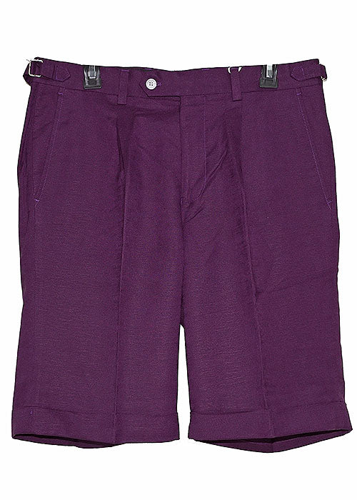 Cigar Linen Shorts # SH921 Purple