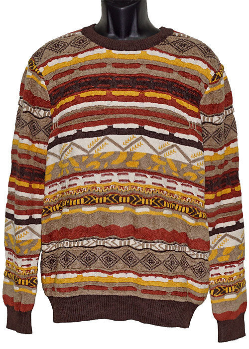 Cigar Chenille Sweater # SC504 Brown