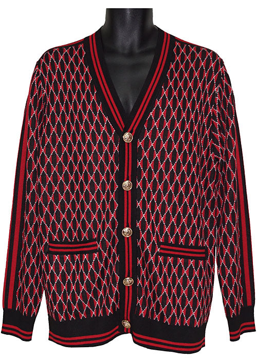 Cigar Cardigan Sweater # ORG1510 Black
