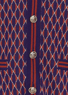 Load image into Gallery viewer, Cigar Cardigan Sweater # ORG1510 Navy
