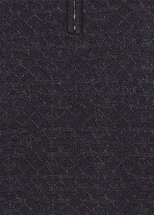 Load image into Gallery viewer, Cigar Zipper Polo Sweater # P611 Black
