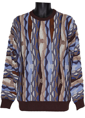 Cigar Crewneck Sweater # CR552 Brown