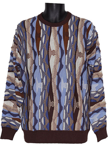 Cigar Crewneck Sweater # CR552 Brown