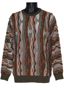 Load image into Gallery viewer, Cigar Crewneck Sweater # CR552 Olive
